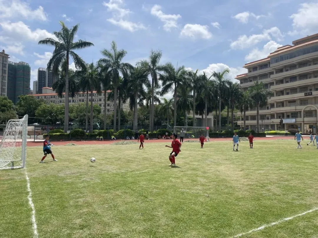 学生们在比赛中展现活力