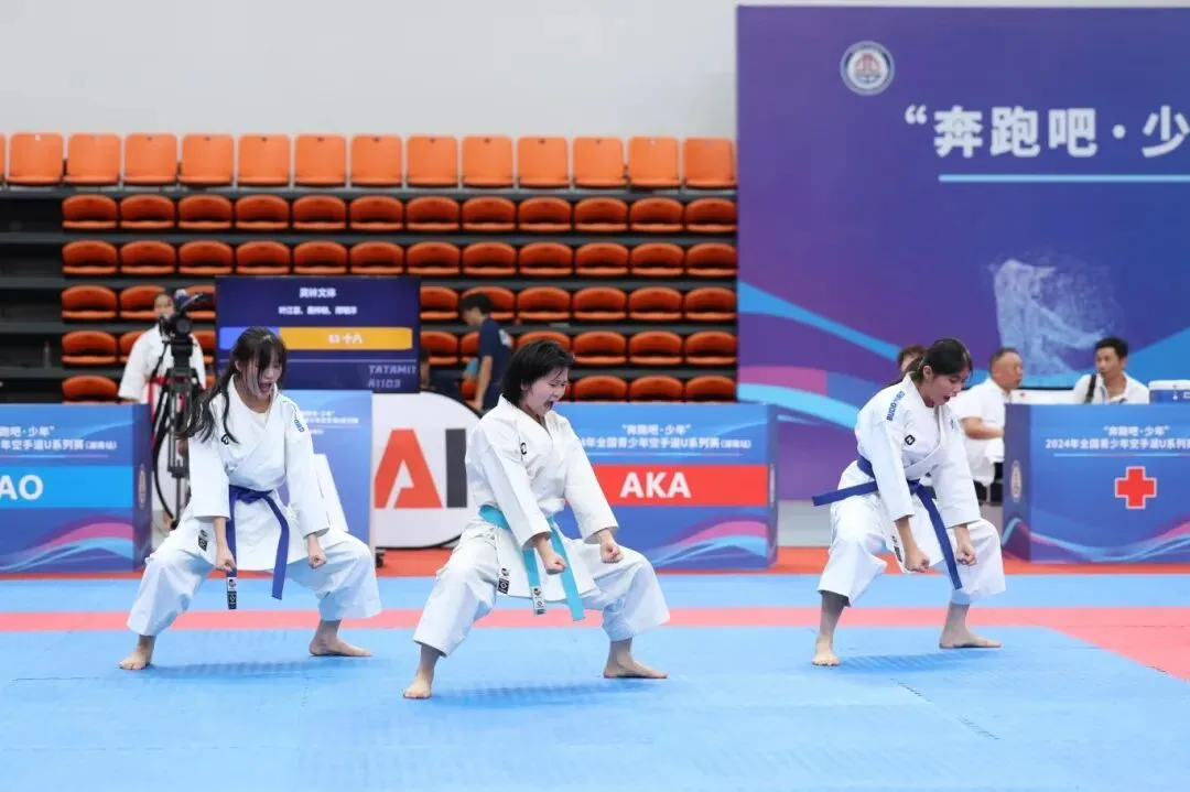 比赛现场的运动员风采