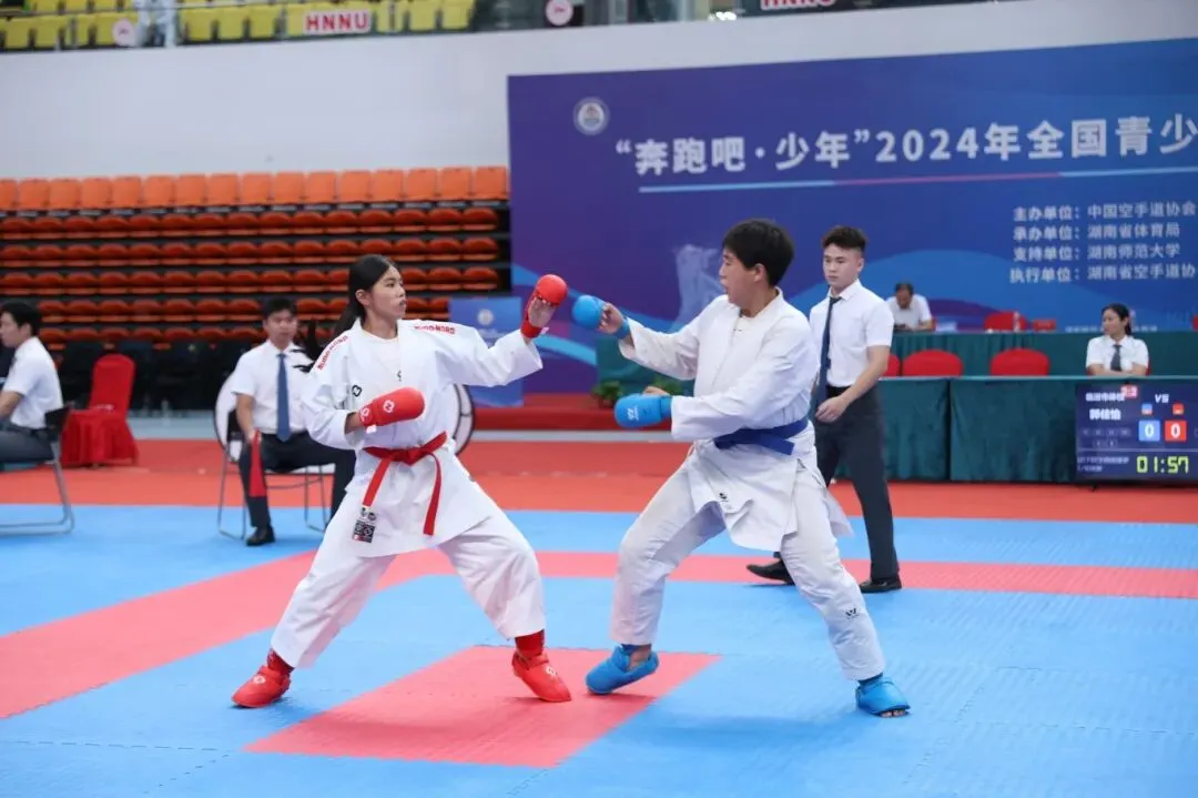 比赛现场的运动员风采