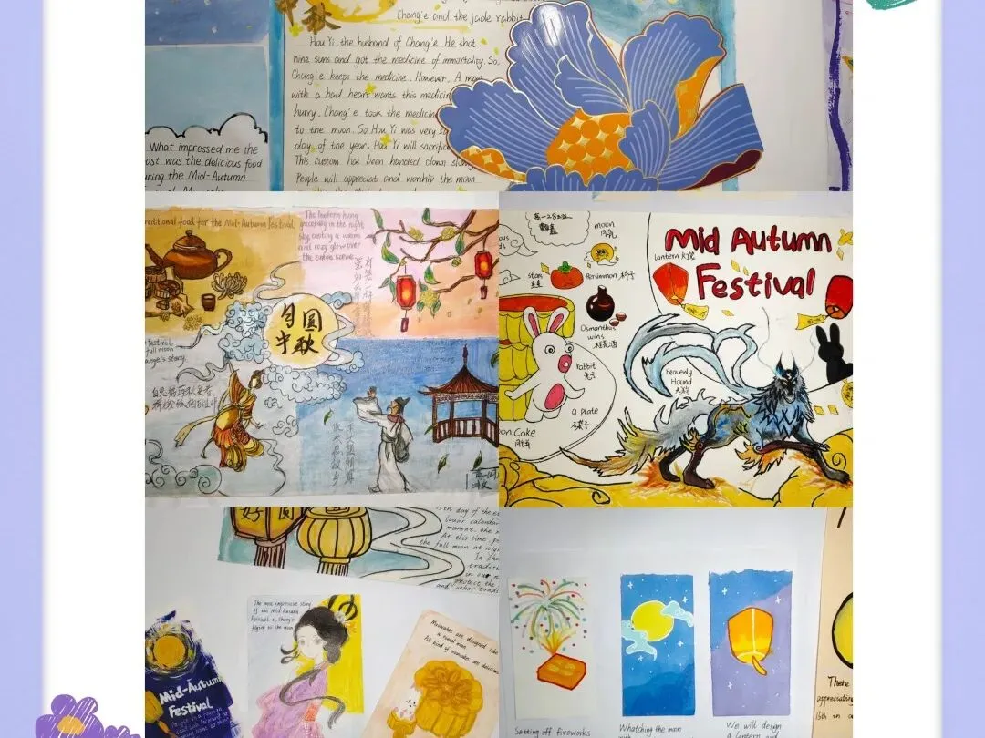 学生们在英语课堂上进行中国传统文化主题的口语练习