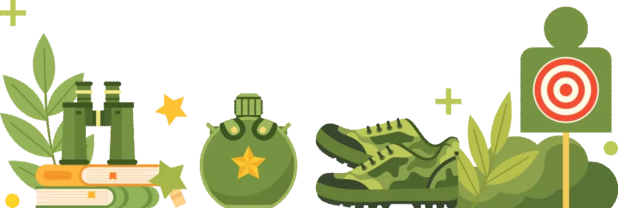 军训队列训练场景