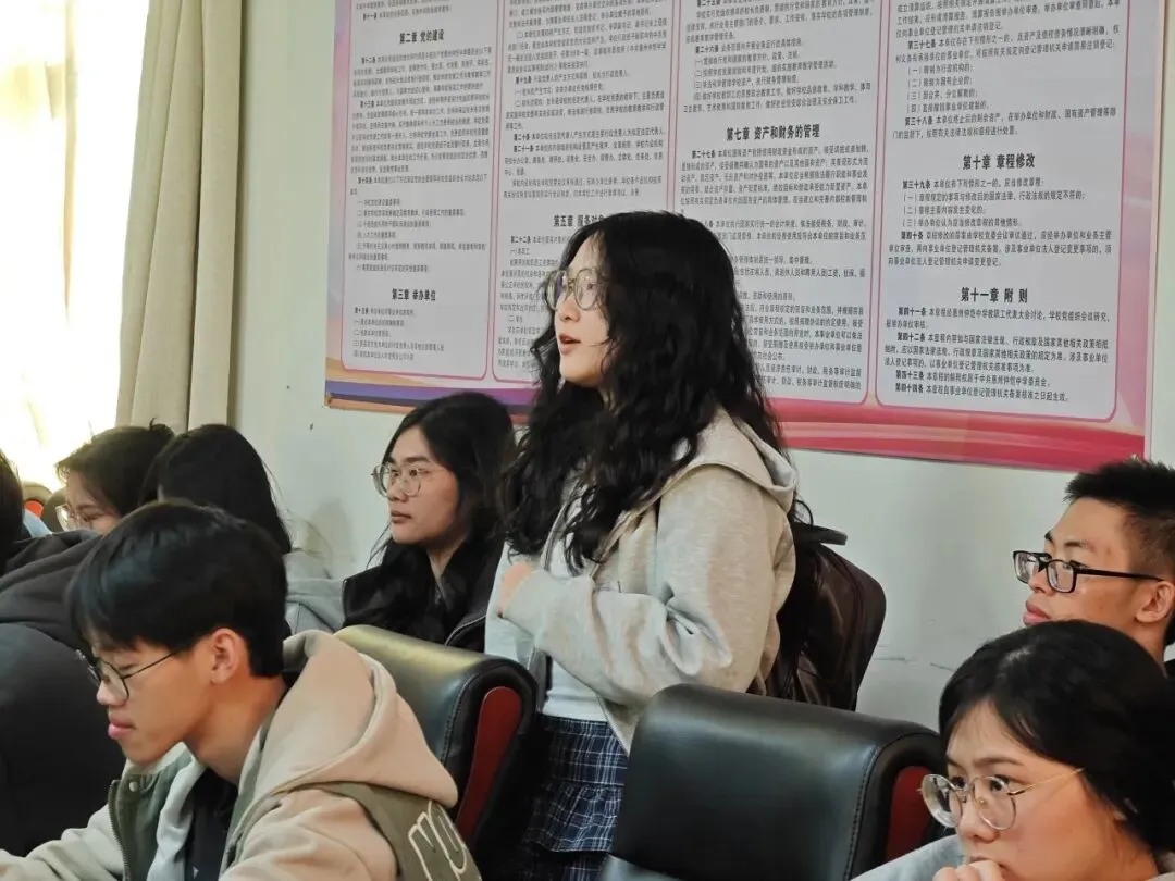 大学生们分享对协会的期望