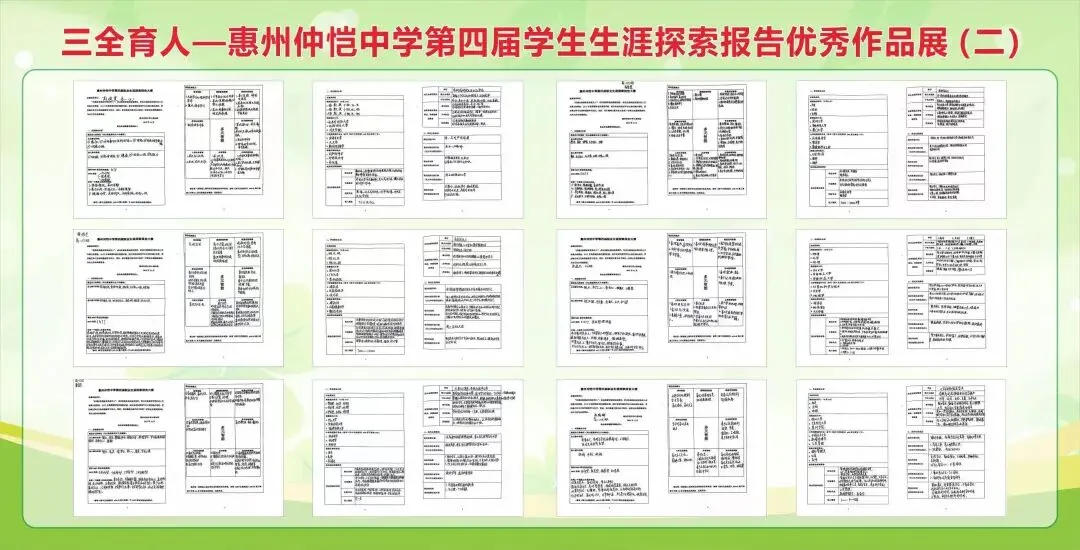学生认真撰写职业生涯探索报告