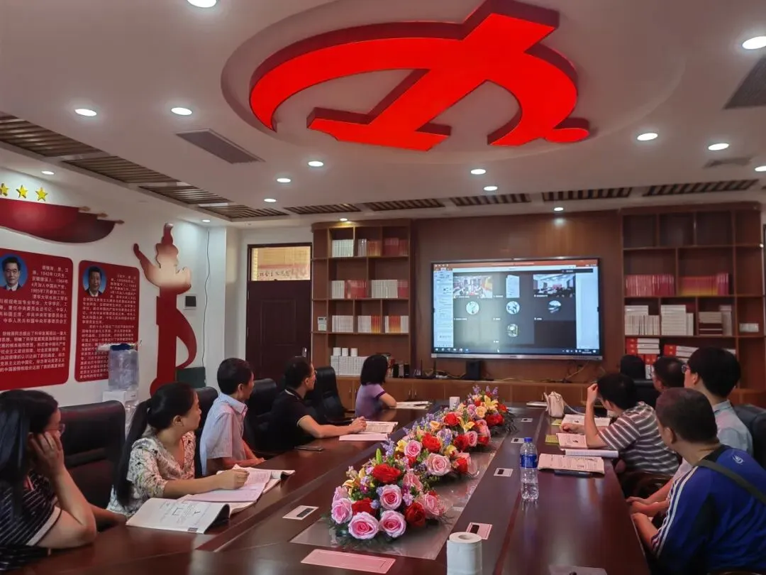 两校教师就教学设计进行线上点评与交流