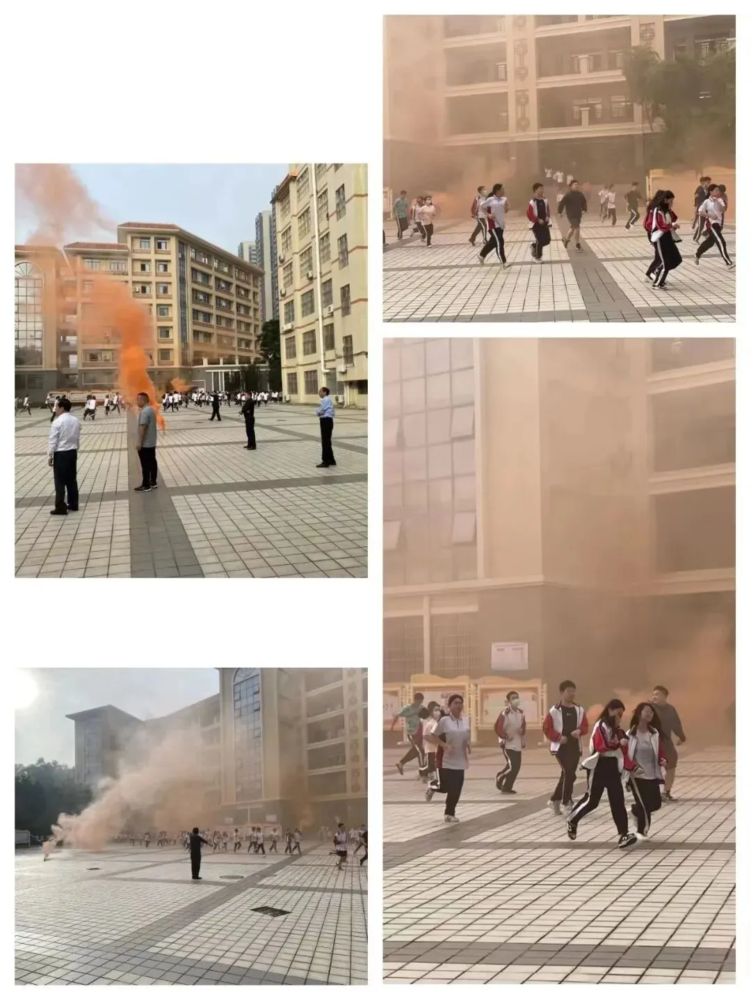 各班班主任清点学生人数