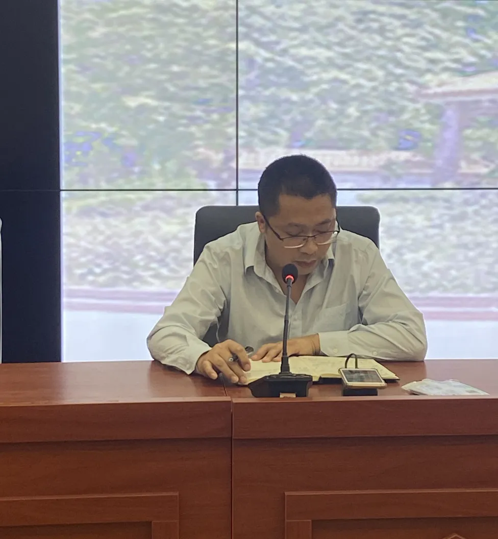 高一年级教师大会现场