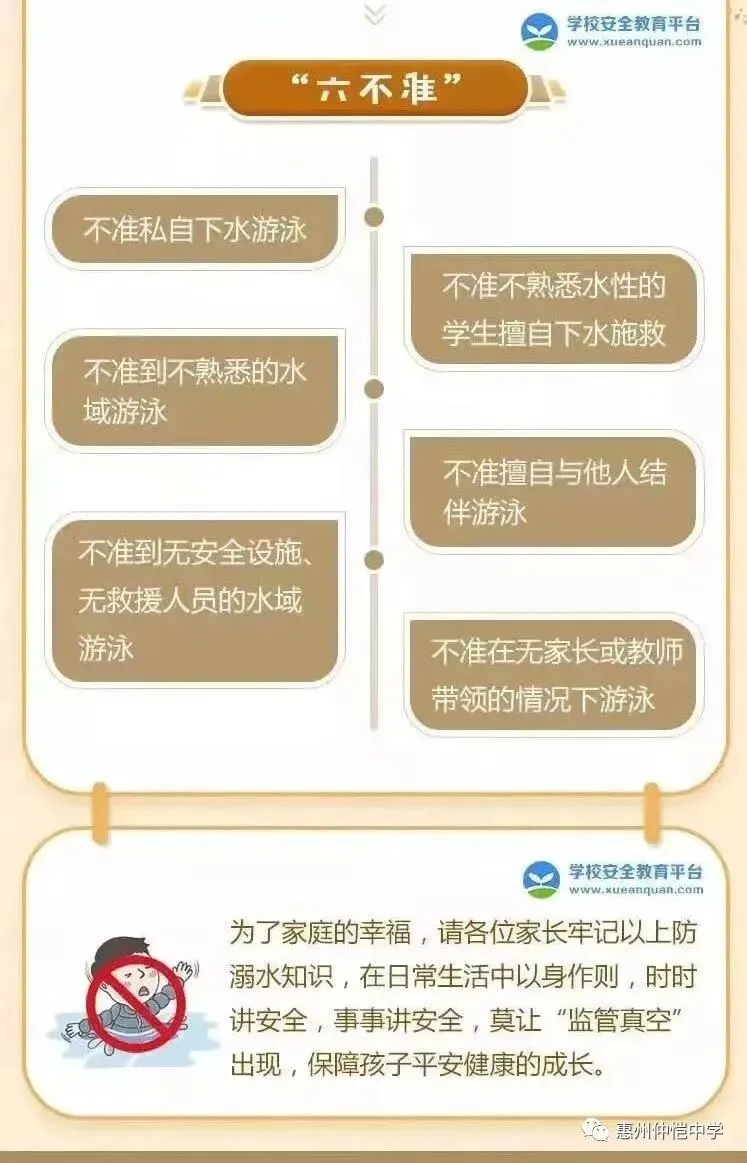 防溺水安全提示