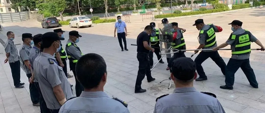 惠州仲恺中学强化校园安全:保安队伍最小应急单元演练培训圆满举行