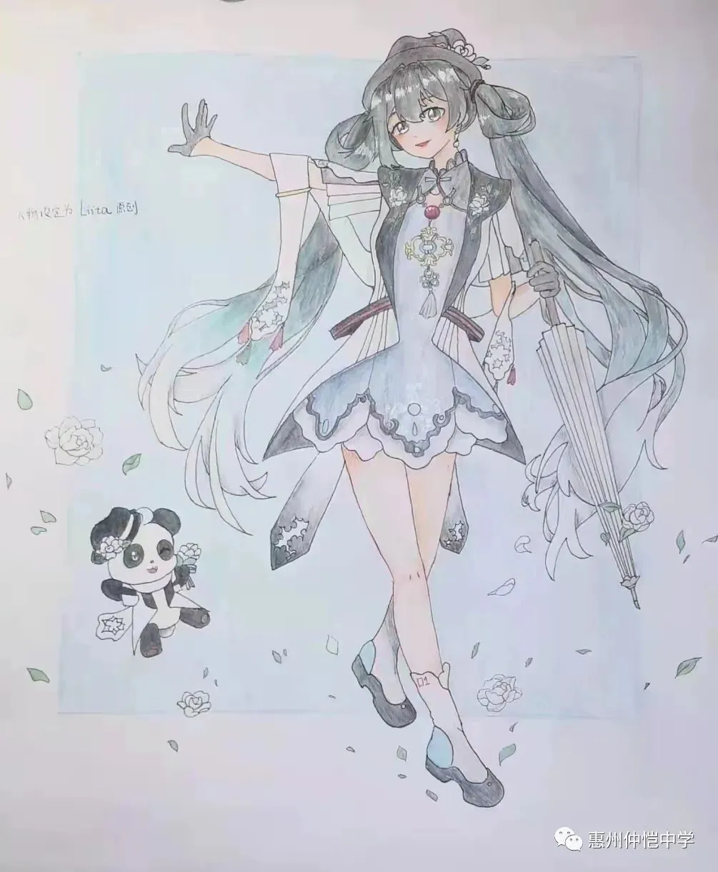 马越同学在教室学习