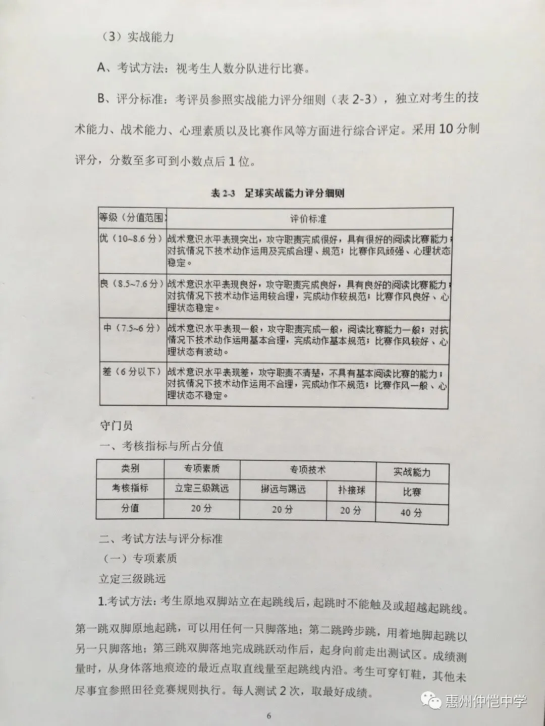 足球专项测试项目四