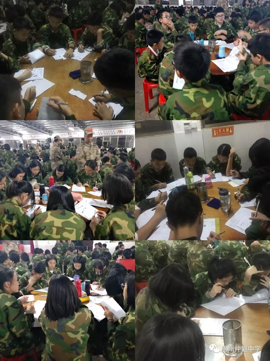 学生们在进行高尔夫体验,挥洒汗水
