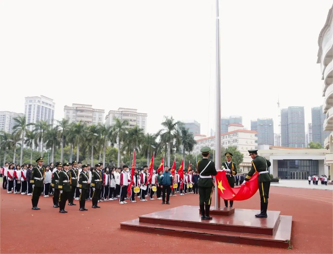 升旗仪式现场