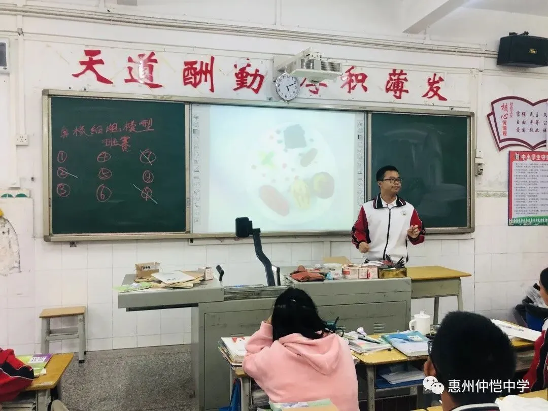 模型制作过程中学生们的专注身影